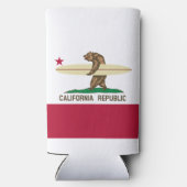 カリフォルニアサーフィンベア スリム缶クーラー (裏面)
