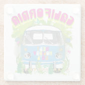 カリフォルニアサーフィンヴァン ガラスコースター (裏面)