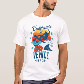 カリフォルニアサーフィンヴェニスビーチ Tシャツ