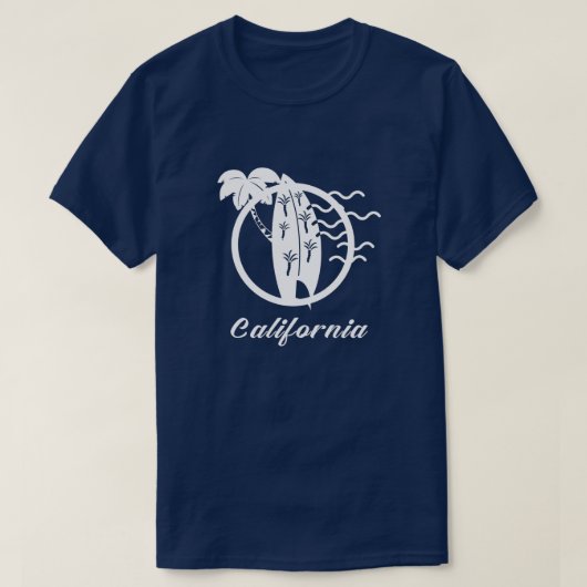 カリフォルニアサーフィン Tシャツ (デザイン正面)
