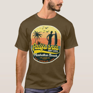 カリフォルニアサーフキャンプマンハッタンビーチ Tシャツ