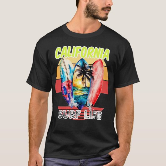 カリフォルニアサーフライフ Tシャツ (正面)