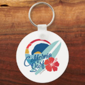 カリフォルニアサーフ キーホルダー (正面)