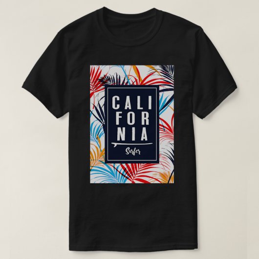 カリフォルニアサーフ Tシャツ (デザイン正面)