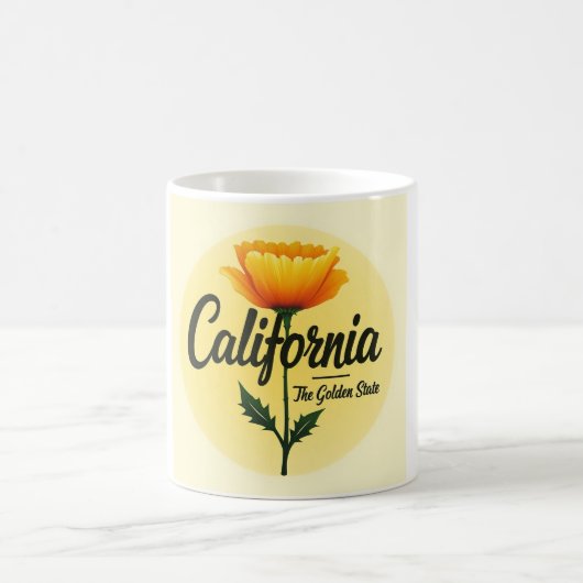 カリフォルニアザゴールデン州 コーヒーマグカップ (中央)