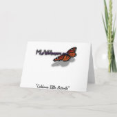 カリフォルニアシスターバタフライサンキューカード サンキューカード (裏面)