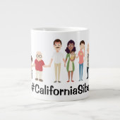 カリフォルニアシブスジャンボマグ ジャンボコーヒーマグカップ (正面)