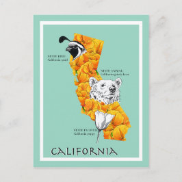 カリフォルニアシンボル ポストカード