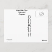 カリフォルニアシーズコーヒーショップ ポストカード (裏面)