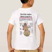 カリフォルニアシーズンパーソンシャツ Tシャツ (裏面)