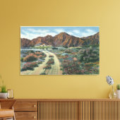 カリフォルニアシーニックデザートビューオブレジデンス キャンバスプリント (インサイチュ (リビング))