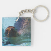 カリフォルニアシーライオン キーホルダー (裏面)