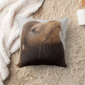 カリフォルニアシーライオン クッション (ブランケット)