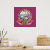 カリフォルニアシール ポスター (キッチン)