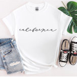 カリフォルニアスクリプト州ウィメンズTシャツ Tシャツ<br><div class="desc">毎日新しいデザインを追加!</div>