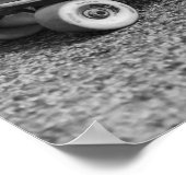 カリフォルニアスケーターガールポスター ポスター (角)