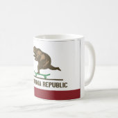 カリフォルニアスケートボードくま コーヒーマグカップ (正面右)