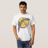 カリフォルニアスケートボードのワイシャツF/B Tシャツ (正面フル)