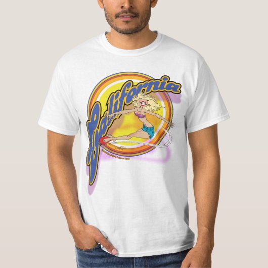 カリフォルニアスケートボードのワイシャツF/B Tシャツ (正面)