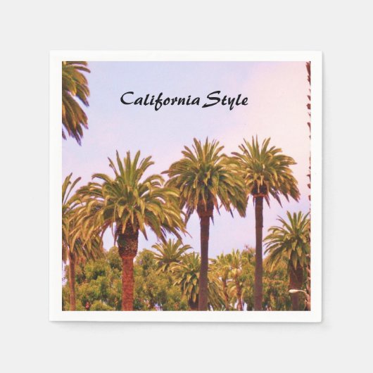 カリフォルニアスタイル スタンダードカクテルナプキン (正面)