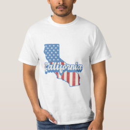 カリフォルニアスター&ストライプシルエット Tシャツ