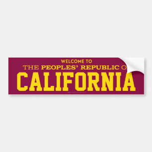 カリフォルニアステッカーの人民共和国 バンパーステッカー