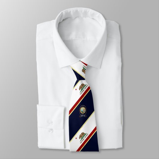 カリフォルニアストライプな旗 ネクタイ (タイ)