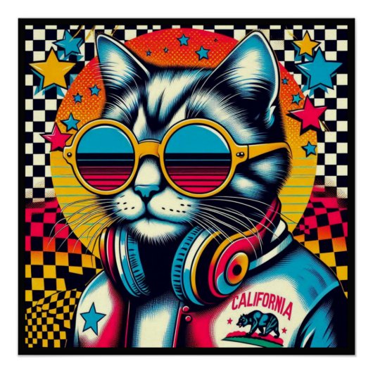 カリフォルニアスプリング猫3 ポスター (正面)