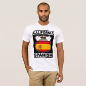 カリフォルニアスペインのアメリカ人 Tシャツ (正面フル)