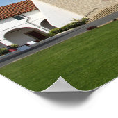 カリフォルニアスペインの州サンタバーバラミッション ポスター (角)