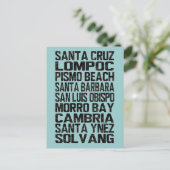 カリフォルニアセントラルコーストポストカード ポストカード (スタンド正面)