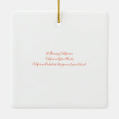 カリフォルニアソバセラミックオーナメント セラミックオーナメント (裏面)