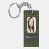 カリフォルニアタータンチェックプレイド写真テンプレート キーホルダー (正面左)