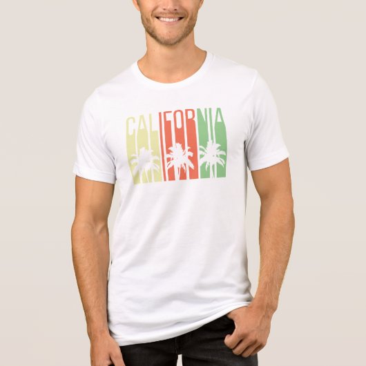 カリフォルニアチリンパームツリーズレトロ トライブレンドＴシャツ (正面)