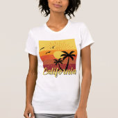 カリフォルニアデザイン – ウィメンズベラ+キャンバススリムフィット Tシャツ (正面)