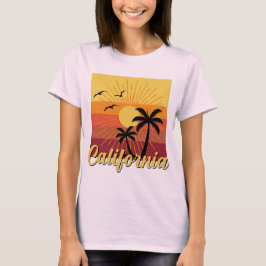 カリフォルニアデザイン – ウィメンズベーシックTシャツ Tシャツ