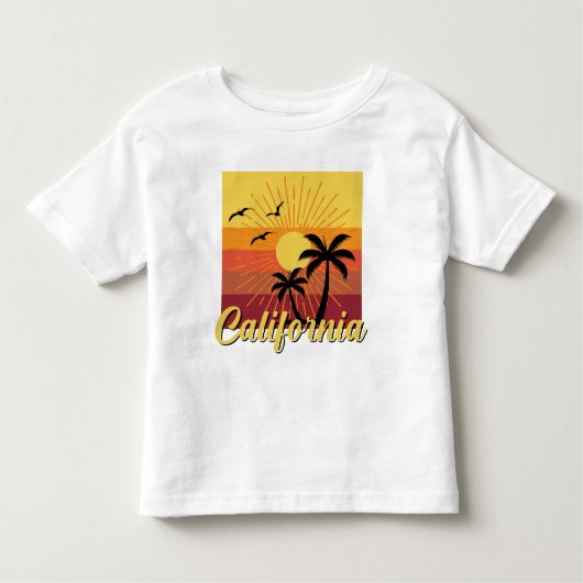 カリフォルニアデザイン – トドラー素晴らしジャージーTシャツ トドラーTシャツ (正面)