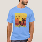 カリフォルニアデザイン – ベーシックDark Tシャツ (正面)