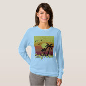 カリフォルニアデザイン – 基本長袖Tシャツ Tシャツ (正面フル)