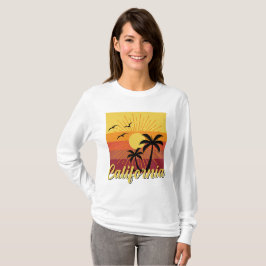 カリフォルニアデザイン – 基本長袖Tシャツ Tシャツ
