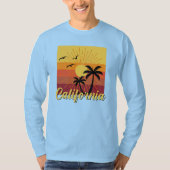 カリフォルニアデザイン – 基本長袖Tシャツ Tシャツ (正面)