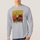 カリフォルニアデザイン – 基本長袖Tシャツ Tシャツ (正面)