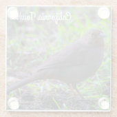 カリフォルニアトホエ ガラスコースター (裏面)