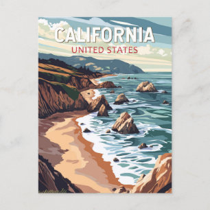 カリフォルニアトラベルアートヴィンテージ ポストカード
