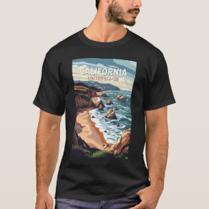 カリフォルニアトラベルアートヴィンテージ Tシャツ
