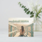 カリフォルニアトラベルビーチ写真はがき ポストカード (スタンド正面)