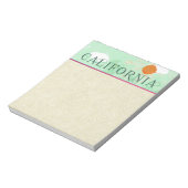 カリフォルニアトラベルポスターメモ帳 ノートパッド (回転)