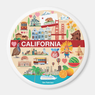 カリフォルニアトラベル マグネット