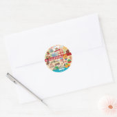 カリフォルニアトラベル ラウンドシール (封筒)