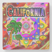 カリフォルニアトロピカルフレンズコースター ストーンコースター (正面)